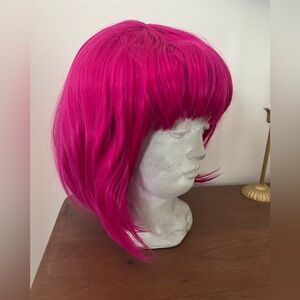 Vibrant Pink Women's Wig